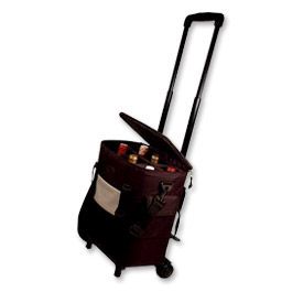 Enlarge Six-Bottle Rolling Wine Tote