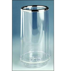 Enlarge Freddo Thermal Wine Cooler - Clear w/ Chrome Trim