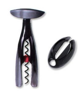 Enlarge Screwpull Trilogy Table Model Corkscrew & Foilcutter Gift Set - Black