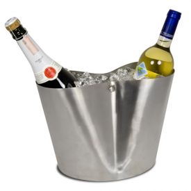 Enlarge Final Touch Dual Bottle Stainless Steel Ice Bin