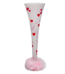 Enlarge I Love You Champagne Flute Glass by Lolita Champagne Moments Collection
