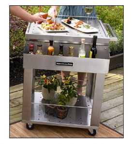 Enlarge KitchenAid KFBU271TSS Outdoor Serving Cart