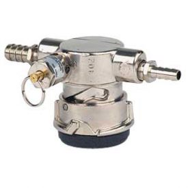 Enlarge Low Profile D System Keg Tap Coupler w/ Pressure Relief
