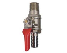 Enlarge Gas Shut Off with Check Valve - 3/8