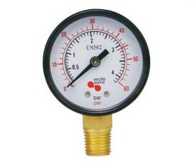 Enlarge Low Pressure Replacement Gauge - Right Hand Thread