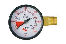 Enlarge High Pressure Replacement Gauge - Left Hand Thread