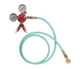 Enlarge Wall Mount 2-Product Double Gauge Co2 Regulator w/6' High Pressure Hose
