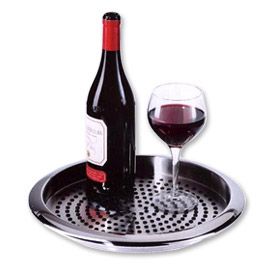Enlarge Oggi Stainless Steel Non Skid Rubbergrip Serving Tray