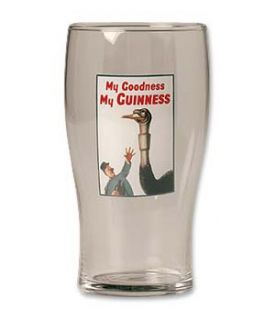 Enlarge Guinness Ostrich Tulip Pint Glass