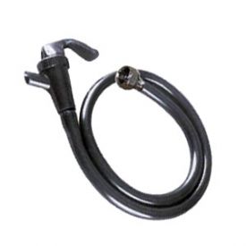 Enlarge Picnic Faucet with Attached 2 Feet of Black Beer Line