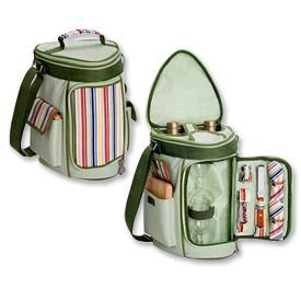Enlarge Picnic Time Meritage Insulated Wine & Cheese Tote - Riviera