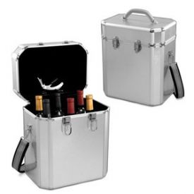Enlarge Picnic Time Reserve 6 Bottle Insulated Wine Case - Black Lining