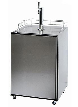 Enlarge Summit SBC-500SSPST Full-Size Beer Cooler - Stainless Steel Door & Top, Platinum Sides