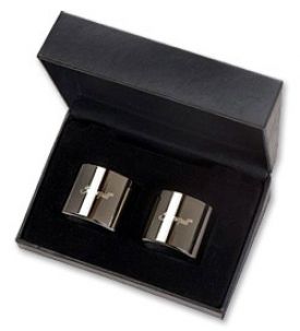 Enlarge Screwpull Metal Wine Collars - Black Nickel (Set of 2)