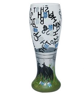 Enlarge Talking Trash Pilsner Glass by Lolita Gotta Love Beer Collection