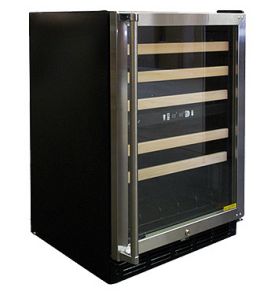 Enlarge Vinotemp VT-45SB Dual Zone 45-Bottle Wine Cooler - Stainless Steel