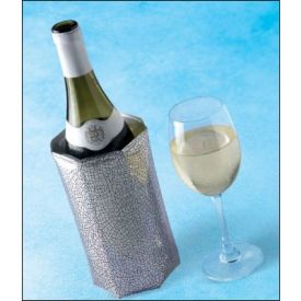 Enlarge Vacu Vin Rapid Ice Wine Cooler - Silver Spider Web Design