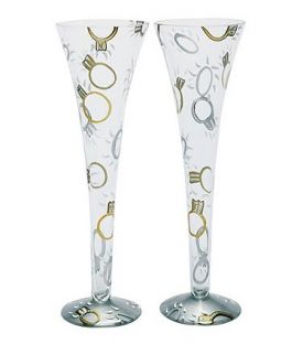 Enlarge Wedding Champagne Glasses by Lolita Set of Two