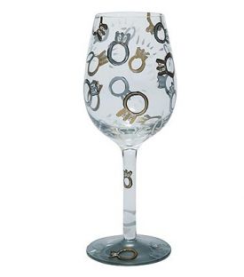 Enlarge Wedding Toast Wine Glass by Lolita Love My Wine Collection