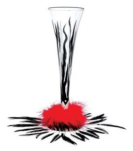 Enlarge Wild Child Champagne Flute Glass by Lolita Champagne Moments Collection