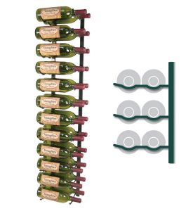 Enlarge WS42-K - 24 Bottle Vintage View Wine Rack - Satin Black Finish