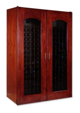 Enlarge Le Cache 3800 Series 458 Bottle Wine Cellar - Classic Cherry Finish