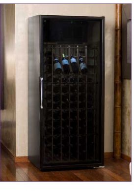 Enlarge Le Cache Loft 1400 172-Bottle Wine Cabinet - Black Matte