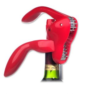 Enlarge Metrokane 2805 Houdini Corkscrew Wine Opener - Red