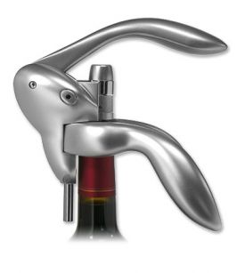 Enlarge Metrokane 2806 Houdini Corkscrew Wine Opener - Silver Matte
