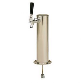 Enlarge D4743S Stainless Steel Bent Tube 1-Faucet Draft Beer Tower - 3