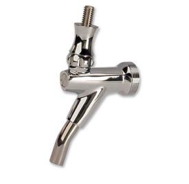 Enlarge European Draft Beer Faucet - Chrome Plated Brass