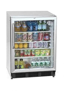 Enlarge Summit SCR600LCSS 5.5 cf Glass Door All Refrigerator