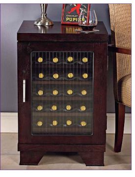 Enlarge TriBeCa 20-Bottle Thermoelectric Wine Cellar Console - Dark Espresso
