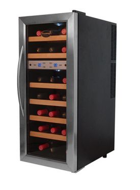 Enlarge Vinotemp VT-21TEDS2-Z 21-Bottle Dual Zone Thermoelectric Wine Refrigerator