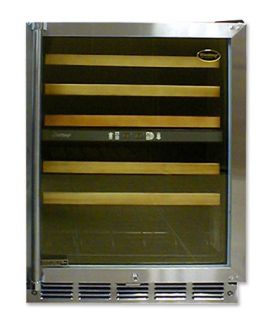Enlarge Vinotemp VT-45R Built-In Dual Zone 45-Bottle Wine Cooler - Stainless Steel
