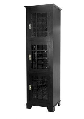 Enlarge Vinotemp Portofino Hamilton 3-Zone 60-Bottle Tower Wine Cabinet