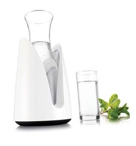 Enlarge Vacu Vin Rapid Ice Cooling Carafe - White
