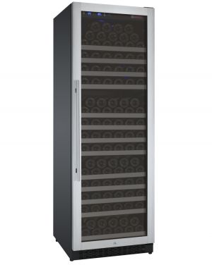 Photo of 24 inch Wide FlexCount Series 177 Bottle Single Zone Stainless Steel Right Hinge Wine Refrigerator