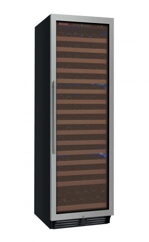 Photo of 24 inch Wide FlexCount Classic Series 174 Bottle Single Zone Stainless Steel Right Hinge Wine Refrigerator