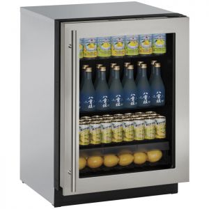 Photo of 3000 Series 4.9 Cu. Ft. Refrigerator - Stainless Steel Frame Glass Door