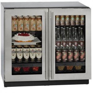 Photo of 3000 Series 36 inch Dual Zone Refrigerator - Glass Door - Stainless Frame
