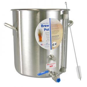 Photo of 10.5 Gallon Stainless Steel Brew Pot with Site Gauge