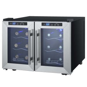 Photo of Cascina Series Thermoelectric 12 Bottle Dual Zone Wine Refrigerator