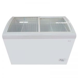 Photo of 8.6 CF Commercial Glass Top Chest Freezer - White