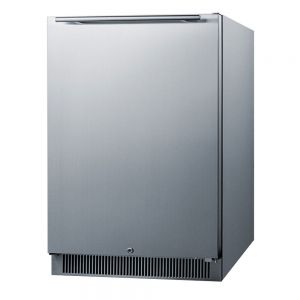 Photo of 5.5 Cu. Ft. Built-In Outdoor Undercounter Refrigerator - Stainless Steel