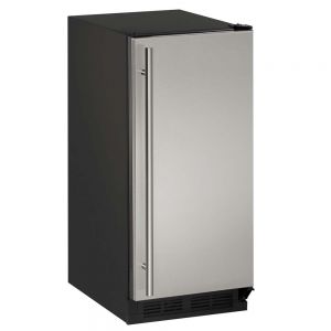 Photo of 1000 Series Clear Ice Maker - Black Cabinet with Stainless Steel Door