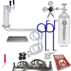 Photo of Deluxe Homebrew Two Keg Tower DIY Kegerator Conversion Kit