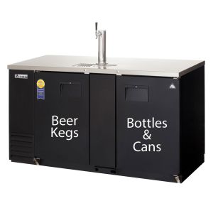 Photo of 68 inch Wide Commercial Back Bar & Kegerator