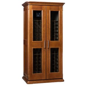 Photo of European Country Euro 2400 286-Bottle Wine Cellar - Provincial Cherry Finish