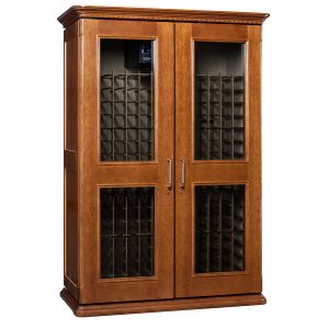 Photo of European Country Euro 3800 458-Bottle Wine Cellar - Provincial Cherry Finish